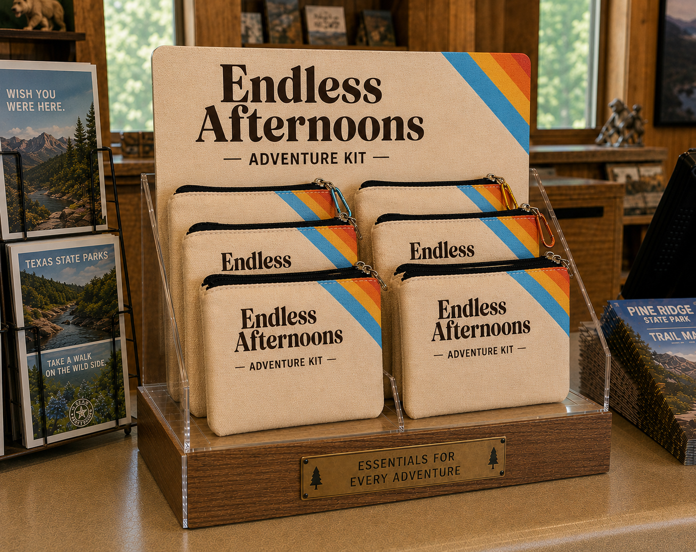 Adventure Kit countertop display